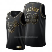 Maillot Golden Edition Miami Heat Jae Crowder #99 2019-20 Noir