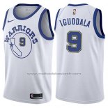 Maillot Golden State Warriors Andre Iguodala #9 Hardwood 2017-18 Blanc
