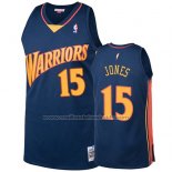 Maillot Golden State Warriors Damian Jones #15 2009-10 Hardwood Classics Bleu