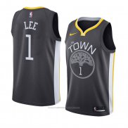Maillot Golden State Warriors Damion Lee #1 Statement 2018 Noir