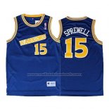 Maillot Golden State Warriors Latrell Sprewell #15 Retro Bleu