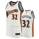 Maillot Golden State Warriors Marcus Derrickson #32 2009-10 Hardwood Classics Blanc