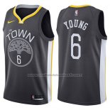 Maillot Golden State Warriors Nick Young #6 The Town Statement 2017-18 Noir