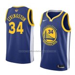 Maillot Golden State Warriors Shaun Livingston #34 Icon 2017-18 Finals Bound Bleu