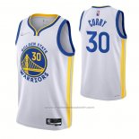 Maillot Golden State Warriors Stephen Curry #30 Association 2021-22 Blanc