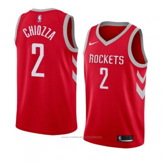 Maillot Houston Rockets Chris Chiozza #2 Icon 2018 Rouge