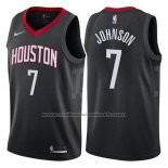 Maillot Houston Rockets Joe Johnson #7 Statement 2017-18 Noir