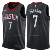 Maillot Houston Rockets Joe Johnson #7 Statement 2017-18 Noir