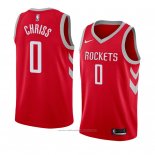 Maillot Houston Rockets Marquese Chriss #0 Icon 2018 Rouge