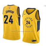 Maillot Indiana Pacers Alize Johnson #24 Statement 2018 Jaune