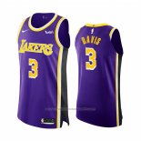 Maillot Los Angeles Lakers Anthony Davis #3 Statement Authentique Volet