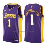 Maillot Los Angeles Lakers Kentavious Caldwell-Pope #1 Statement 2017-18 Volet