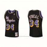 Maillot Los Angeles Lakers Shaquille O'neal #34 Mitchell & Ness 1996-97 Noir