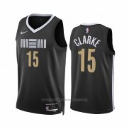 Maillot Memphis Grizzlies Brandon Clarke #15 Ville 2023-24 Noir