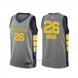 Maillot Memphis Grizzlies Kyle Korver #26 Ville Gris