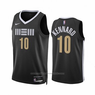 Maillot Memphis Grizzlies Luke Kennard #10 Ville 2023-24 Noir