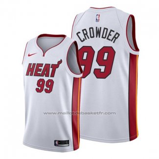 Maillot Miami Heat Jae Crowder #99 Association 2019-20 Blanc