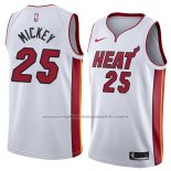 Maillot Miami Heat Jordan Mickey #25 Association 2018 Blanc