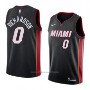 Maillot Miami Heat Josh Richardson #0 Icon 2018 Noir