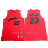 Maillot Michael Jordan #23 Rouge2 Noir
