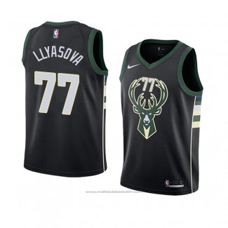 Maillot Milwaukee Bucks Ersan Llyasova #77 Statement 2018 Noir