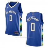 Maillot Milwaukee Bucks Marjon Beauchamp #0 Ville 2022-23 Bleu