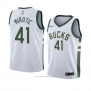 Maillot Milwaukee Bucks Nikola Mirotic #41 Association 2018 Blanc