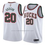 Maillot Milwaukee Bucks Rashad Vaughn #20 Classic 2018 Blanc