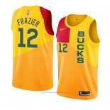 Maillot Milwaukee Bucks Tim Frazier #12 Ville 2018-19 Jaune