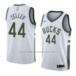 Maillot Milwaukee Bucks Tyler Zeller #44 Association 2018 Blanc