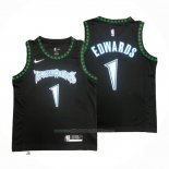 Maillot Minnesota Timberwolves Anthony Edwards #1 Classics Noir