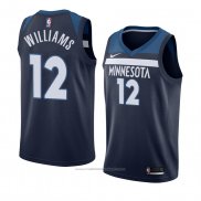 Maillot Minnesota Timberwolves C. J. Williams #12 Icon 2018 Bleu