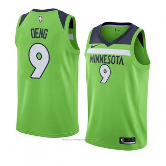 Maillot Minnesota Timberwolves Luol Deng #9 Statement 2018 Vert