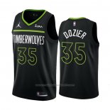 Maillot Minnesota Timberwolves P.J. Dozier #35 Statement 2022-23 Noir