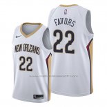Maillot New Orleans Pelicans Derrick Favors #22 Association Blanc