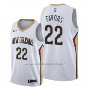 Maillot New Orleans Pelicans Derrick Favors #22 Association Blanc