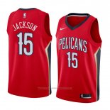 Maillot New Orleans Pelicans Frank Jackson #15 Statement 2018 Rouge