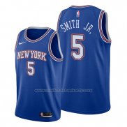 Maillot New York Knicks Dennis Smith Jr. #5 Statement Bleu