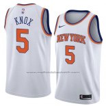 Maillot New York Knicks Kevin Knox #5 Statement 2018 Blanc