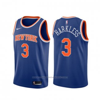 Maillot New York Knicks Maurice Harkless #3 Icon Bleu