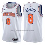 Maillot New York Knicks Michael Beasley #8 Statement 2017-18 Blanc