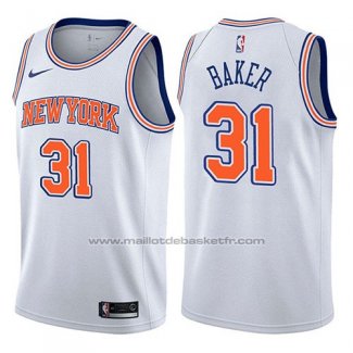 Maillot New York Knicks Ron Baker #31 Statement 2017-18 Blanc