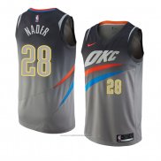 Maillot Oklahoma City Thunder Abdel Nader #28 Ville 2017-18 Gris