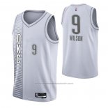 Maillot Oklahoma City Thunder D.j. Wilson #9 Ville 2021-22 Blanc