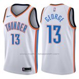 Maillot Oklahoma City Thunder Paul George #13 2017-18 Blanc