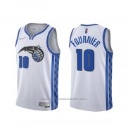 Maillot Orlando Magic Evan Fournier #10 Earned 2020-21 Blanc