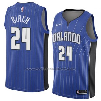 Maillot Orlando Magic Khem Birch #24 Icon 2018 Bleu