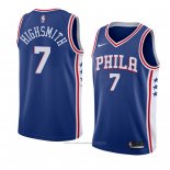 Maillot Philadelphia 76ers Haywood Highsmith #7 Icon 2018 Bleu