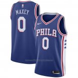 Maillot Philadelphia 76ers Tyrese Maxey #0 Icon Bleu