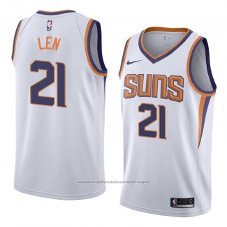 Maillot Phoenix Suns Alex Len #21 Association 2018 Blanc